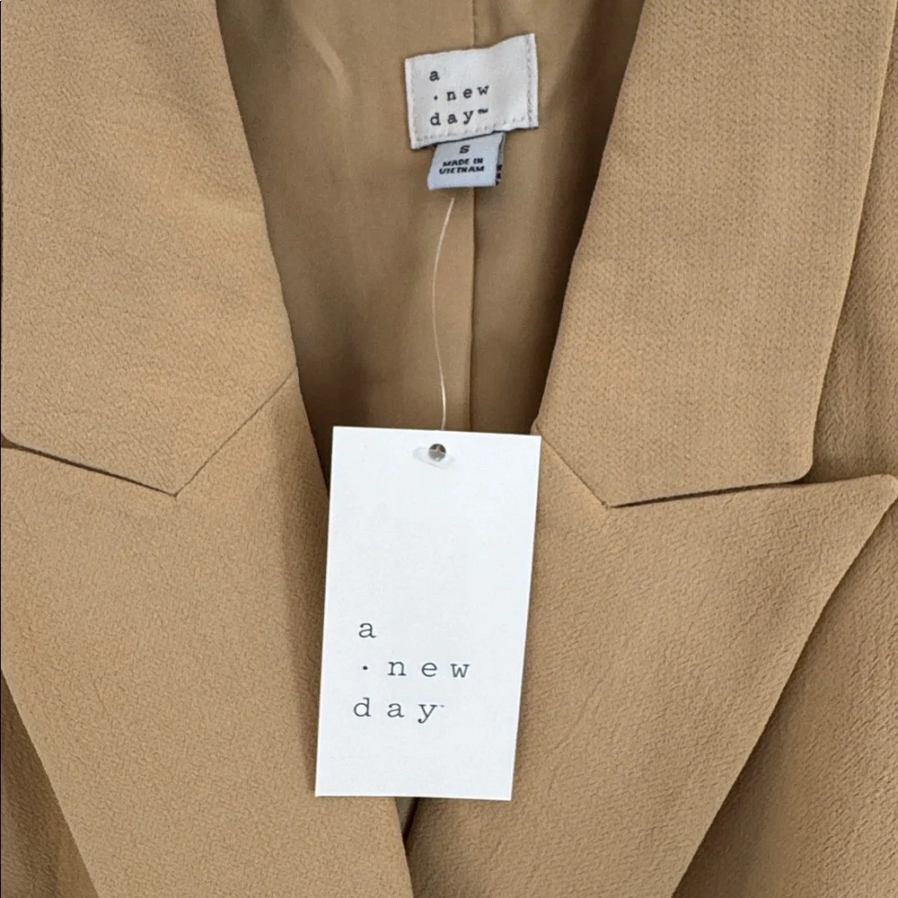 A New Day - Women's Signature Crepe Slim Fit Blazer - A New Da Tan